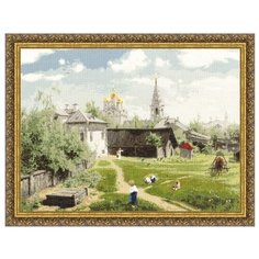 Золотое Руно Набор для вышивания Московский дворик (Поленов В. Д.) 52,3 х 69,8 см (ПФ-010)
