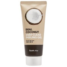 Farmstay пилинг-гель для лица Deep Clear Peeling Gel Real Coconut 100 мл