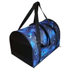 Сумка-переноска для кошек и собак Теремок СП-3 45х29х30 см космос