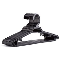 Вешалка Plaston усиленная набор №3 10 шт черный