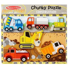 Рамка-вкладыш Melissa & Doug На стройке (3726), 6 дет.