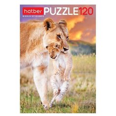 Пазл Hatber Мир животных (120ПЗ5_19306), 120 дет.