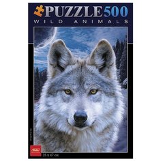 Пазл Hatber Wild animals Волк (500ПЗ2_08264), 500 дет.