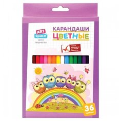 ArtSpace Карандаши цветные Совята 36 цветов (261422)