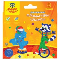 Мульти-Пульти Набор фломастеров Енот в цирке (CP_15894), 8 шт.
