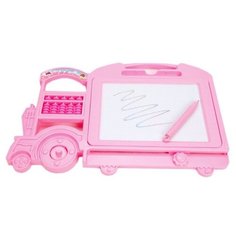 Доска для рисования детская Shantou Gepai Паровозик (635718) розовый