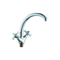 Смеситель для кухни (мойки) Konner Edel EDL2200 двухрычажный хром