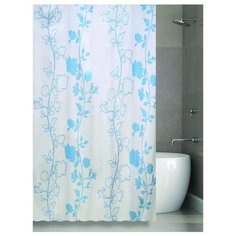 Штора для ванной Bath Plus Faultless 180х180 белый/голубой
