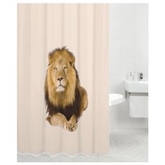 Штора для ванной Bath Plus Lion King 180х200 бежевый