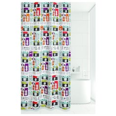 Штора для ванной Bath Plus Cameras 180х180 разноцветный