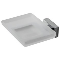 Мыльница Bath Plus Bruklin BR-86008 серебристый/белый