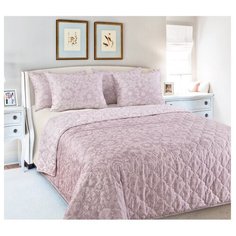 Покрывало Текс-Дизайн Песочные узоры 180x210 см, розовый