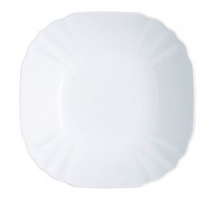 Luminarc Тарелка обеденная Lotusia 25.5 х 25.5 см H1372 белый