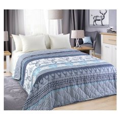 Покрывало Текс-Дизайн Лапландия 160х210 см, синий