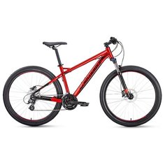 Горный (MTB) велосипед FORWARD Quadro 27.5 3.0 Disc (2020) красный 17" (требует финальной сборки)