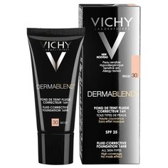 Vichy Тональный флюид Dermablend, 30 мл, оттенок: 30 Beige