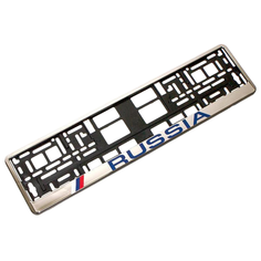 Рамка для номера Dollex SPL-16 хром 1 шт.