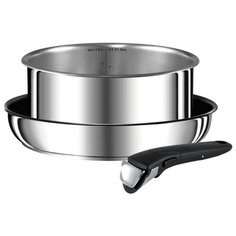Набор посуды Tefal Ingenio Preference L9408672 3 пр. металлик