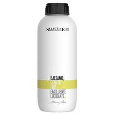 Selective Professional бальзам Artistic Flair Semi Di Lino Emolliente Lucidante для придания блеска волосам с льняным маслом, 1000 мл