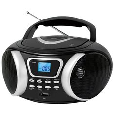 Магнитола BBK BX170BT черный/серебро
