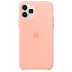 Чехол Apple силиконовый для Apple iPhone 11 Pro розовый грейпфрут