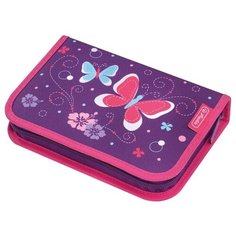 Herlitz Пенал Purple Butterfly (50014293) фиолетовый/розовый