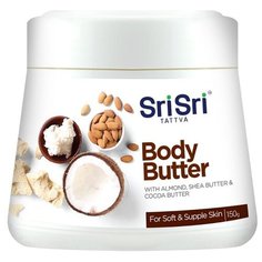Масло для тела Sri Sri Tattva Body Butter с маслом ши и миндальным маслом, 150 г