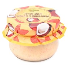 Крем-мед Мед и Конфитюр кокос с миндалем 230 г