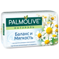 Мыло кусковое Palmolive Натурэль Баланс и мягкость с экстрактом ромашки и витамином Е, 90 г