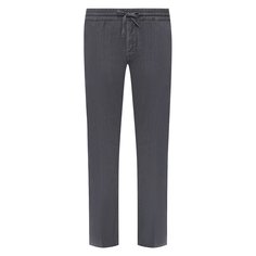 Брюки из смеси хлопка и льна Corneliani