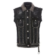 Джинсовый жилет Philipp Plein