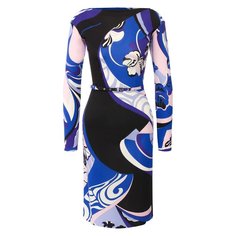 Платье с поясом Emilio Pucci