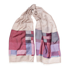 Палантин Labbra лиловый 75x190 см