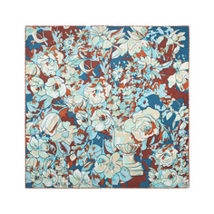 Платок Eleganzza зеленый 120x120 см