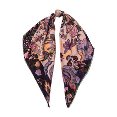 Платок Eleganzza фиолетовый 120x120 см