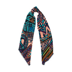 Платок Eleganzza зеленый 110x110 см