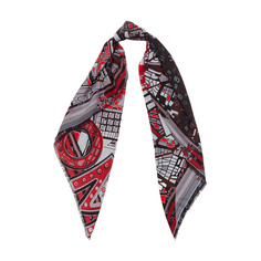 Платок Eleganzza красный 110x110 см