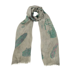 Палантин Eleganzza зеленый 90x200 см