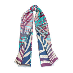 Палантин Eleganzza голубой 60x80 см