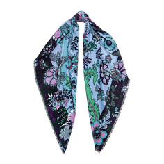 Платок Eleganzza голубой 120x120 см