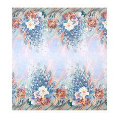 Платок Labbra голубой 150x150 см