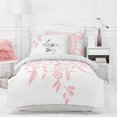 Постельный комплект Togas Рене розовый двуспальный