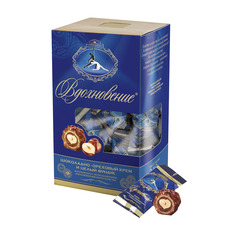 Конфеты Вдохновение Шоколадно-ореховый крем и целый фундук 240 г Красный октябрь