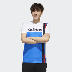 Футболка Colorblock adidas Performance