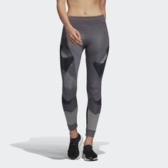 Леггинсы для бега Printed adidas by Stella McCartney