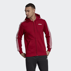 Флисовая толстовка Essentials 3-Stripes adidas Performance