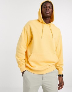 Oversize-худи желтого цвета ASOS DESIGN-Желтый