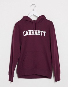 Бордовый худи Carhartt WIP-Красный