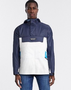Куртка с капюшоном и вставками колор блок Timberland-Темно-синий