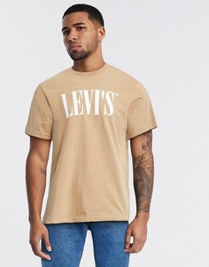Свободная футболка с принтом Leviss-Зеленый Levis®